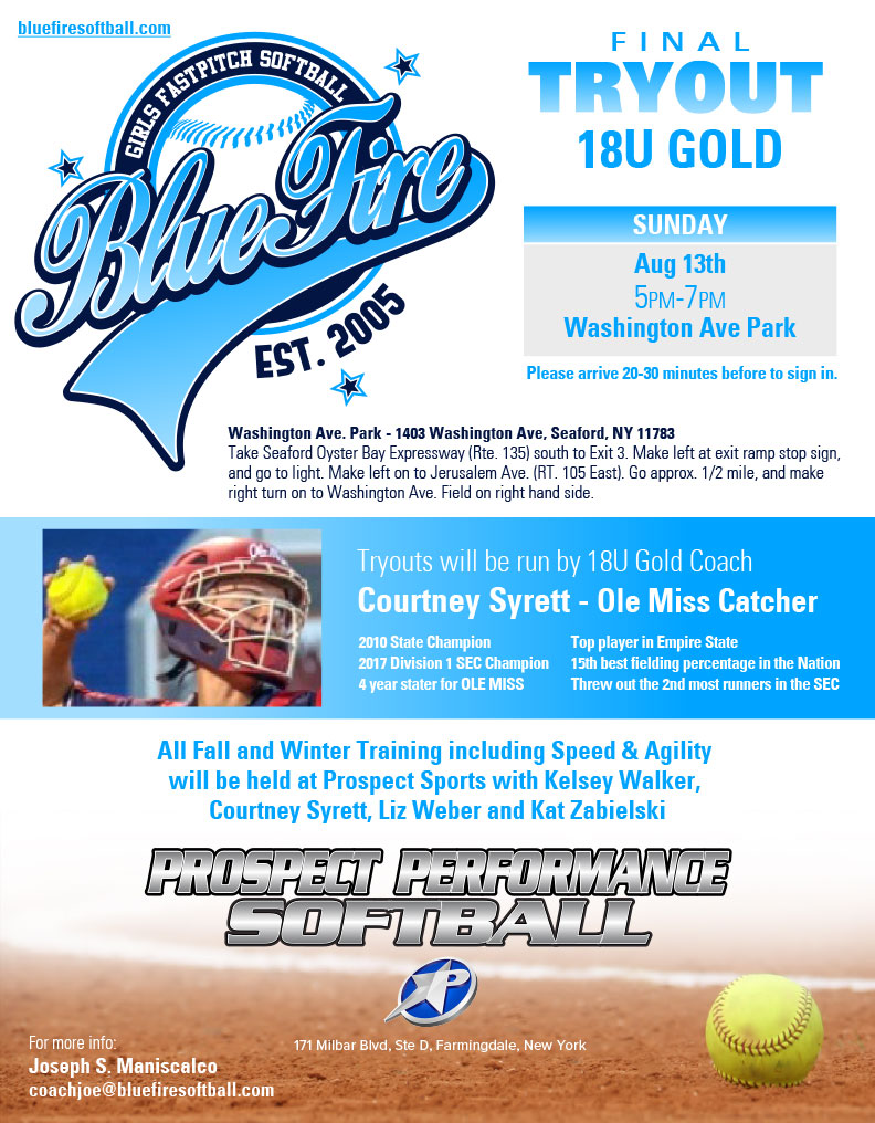 Final Tryout for 18U Gold